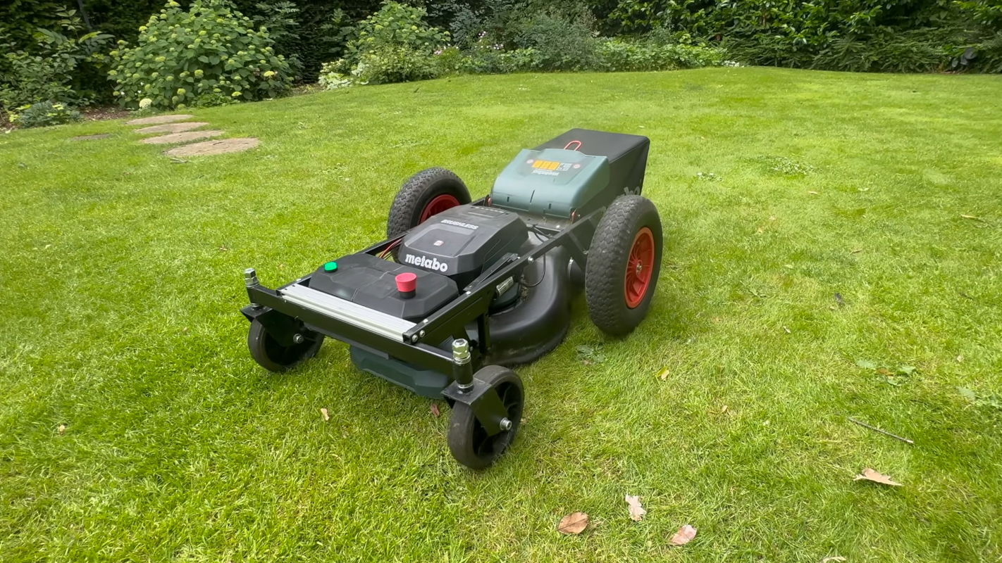 Electric Lawnmower Gets RC Controls