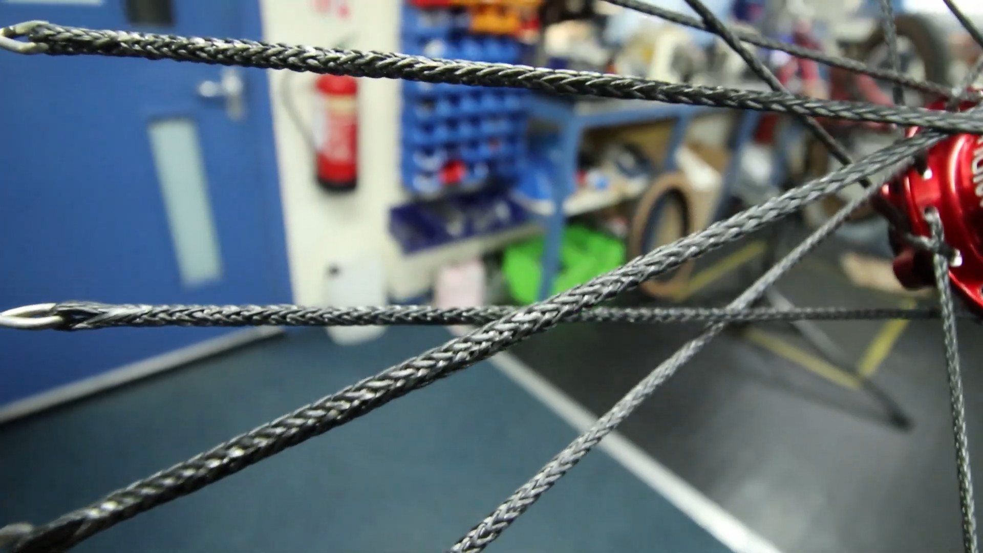 Bike Spokes  Made of Rope