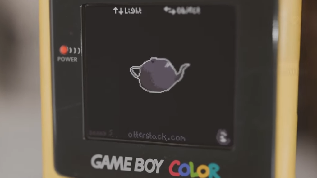 Real-time Shader  Running on a Game Boy Color