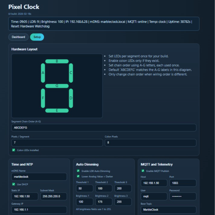 This LED Strip Clock Aims To Make Your Next One Easier, Too | Hackaday