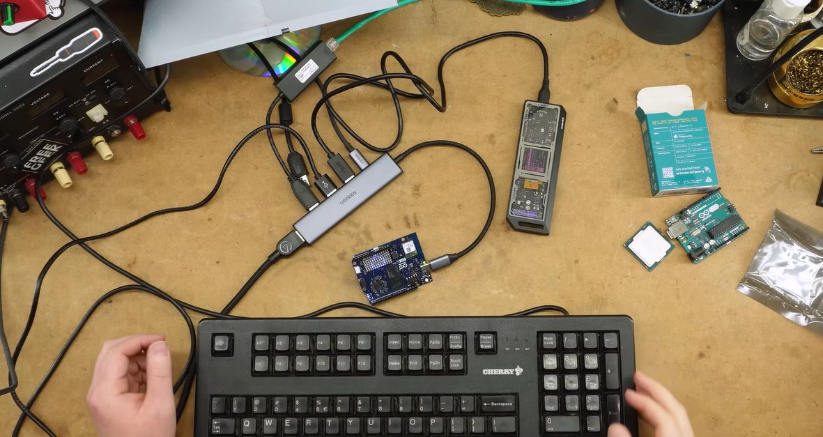 Gaming on an Arduino Uno Q in Linux