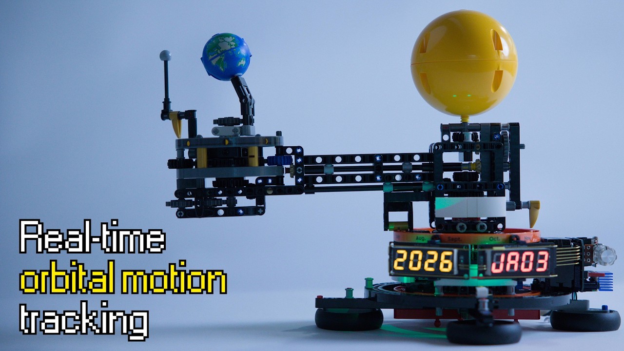 LEGO Orrery Gets A Real-Time Drive Upgrade