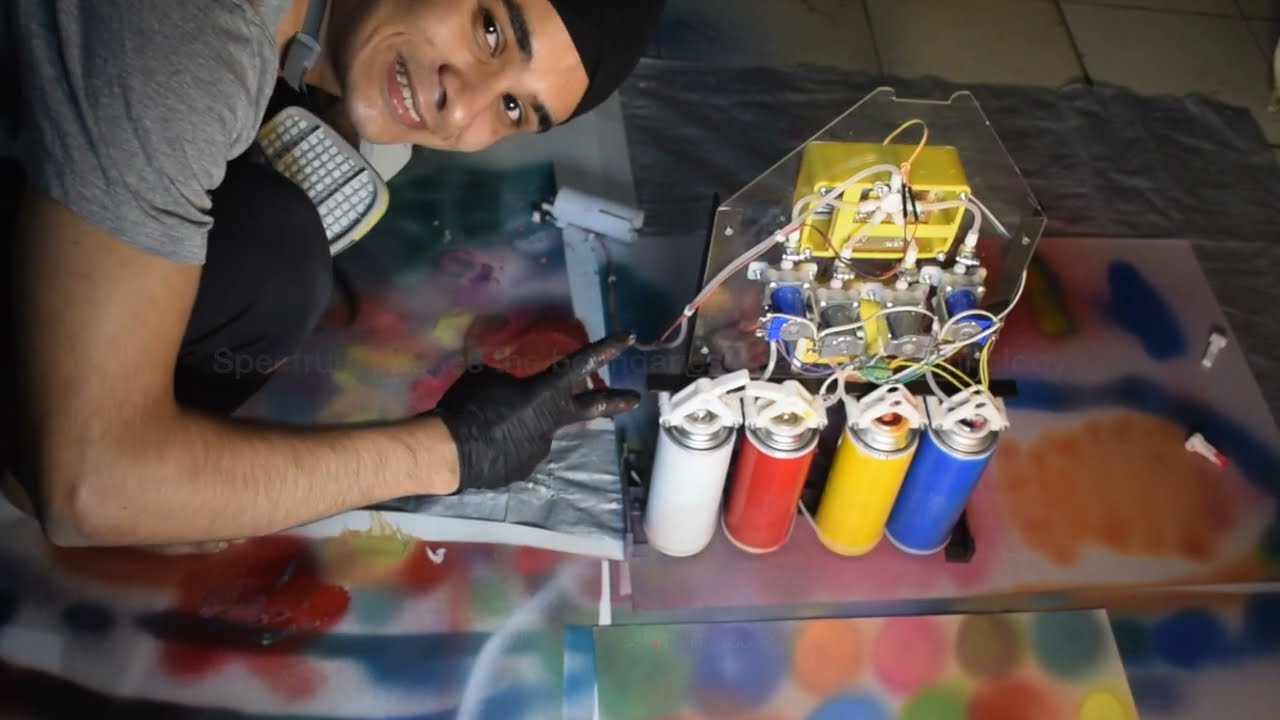 Color Mixing Spray Paint On The Fly