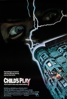 Child's Play movie poster. Not really a children's movie.