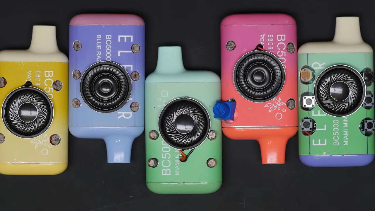 Disposable Vape Becomes Breath-Activated Synth