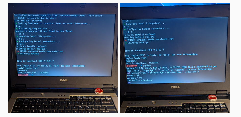 They Weren t Joking: Gentoo WAS ported to GNU Hurd