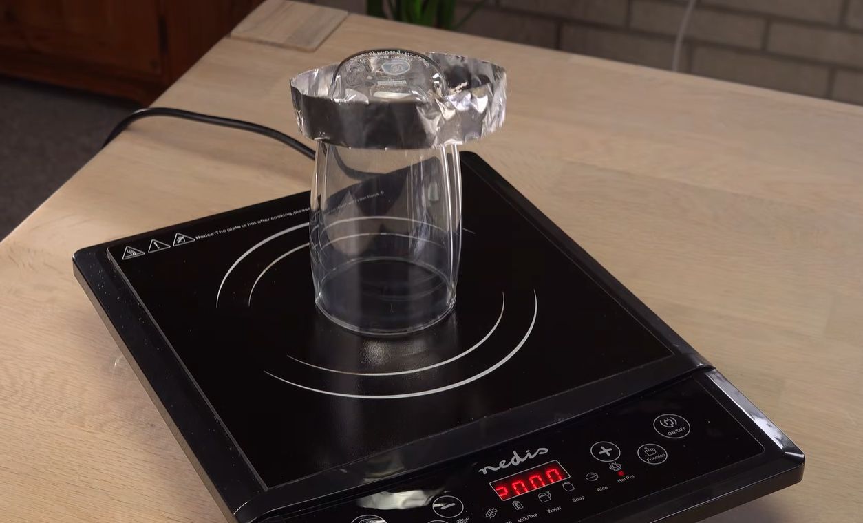 Magnetic Levitation using an Induction Cooktop