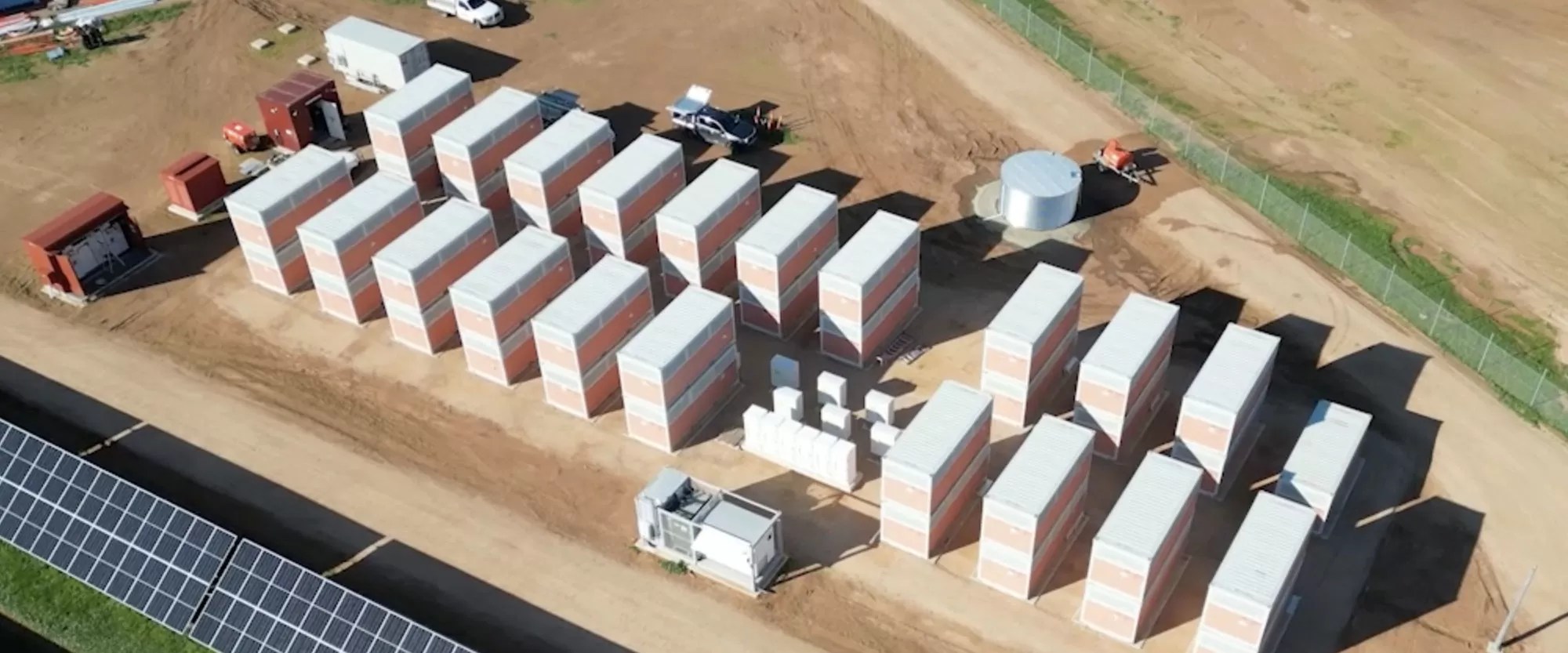 Instalación de batería de flujo de vanadio en Port Pirie, Australia del Sur, operada por Yadlamalka Energy