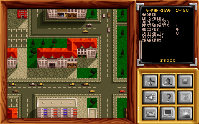 How Pizza Tycoon Simulates Traffic on a 25 MHz CPU