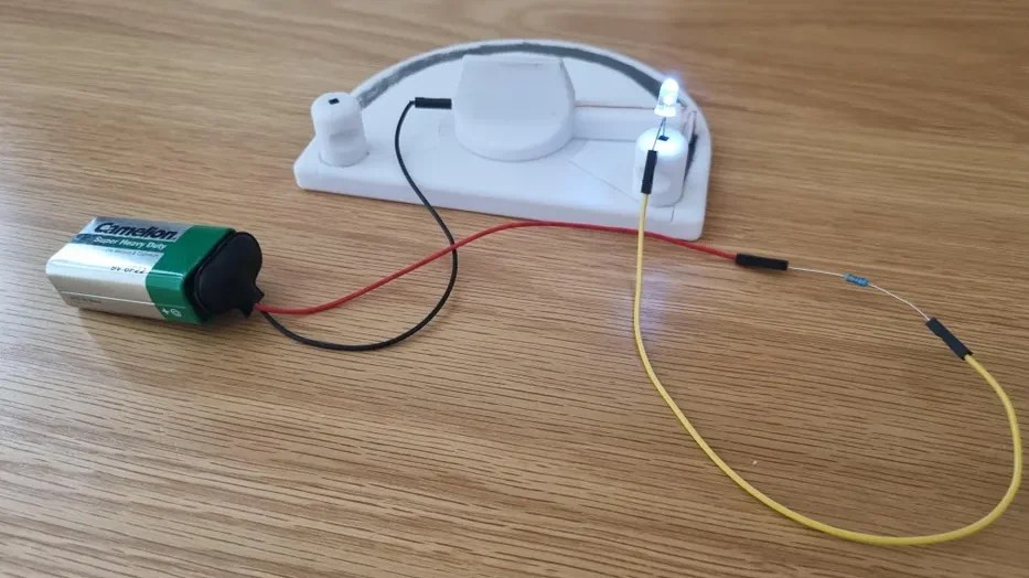 How to Build a Transparent DIY Potentiometer for Electronics Education