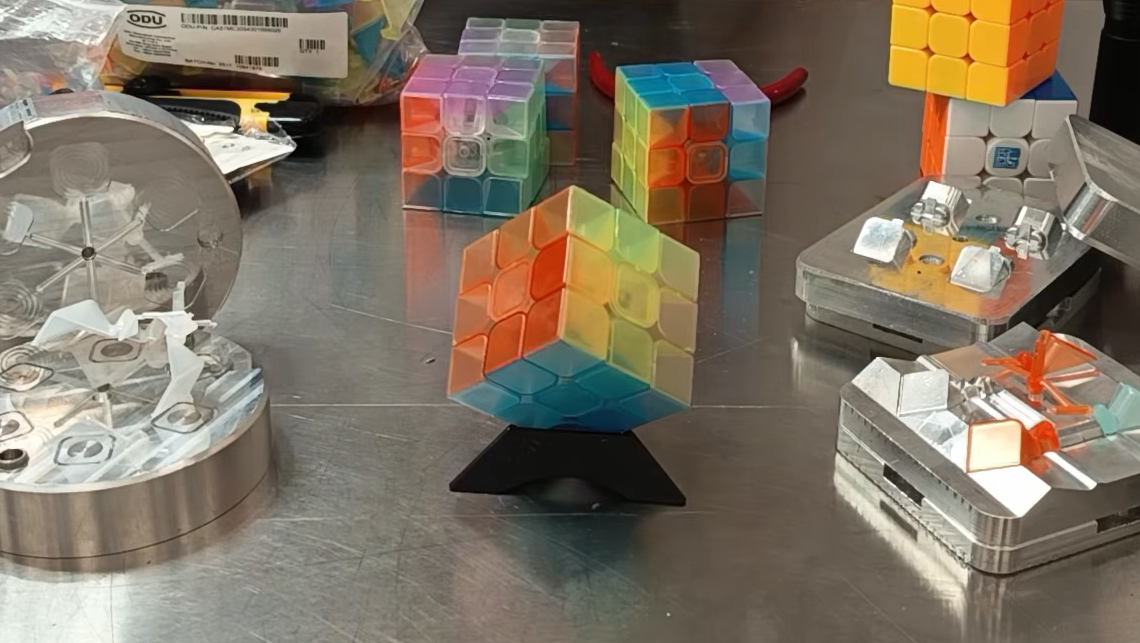 Injection Molding Your Own Rubik s Cubes Takes Work