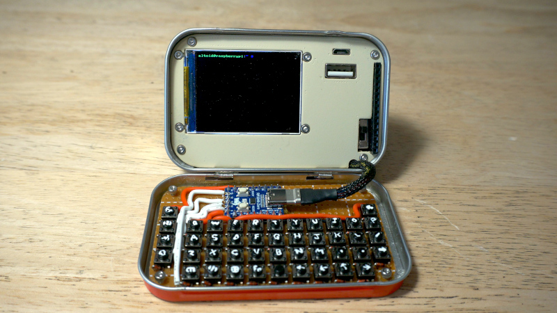 A Cyberdeck That Runs Linux in an Altoids Tin