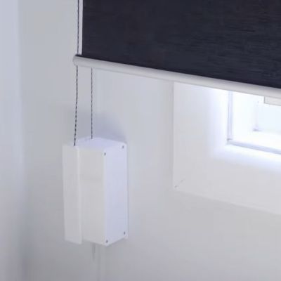 Automated Curtain Driver Installed on Wall