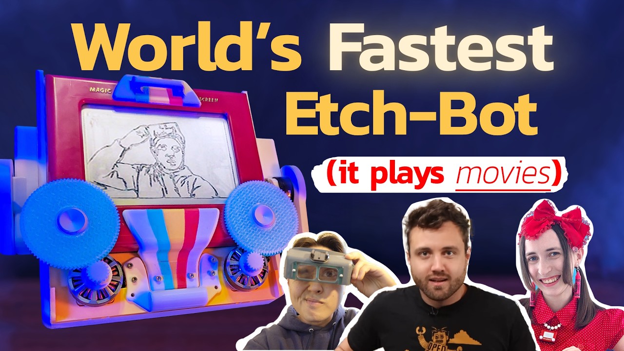 Drawing Videos On An Etch-a-Sketch