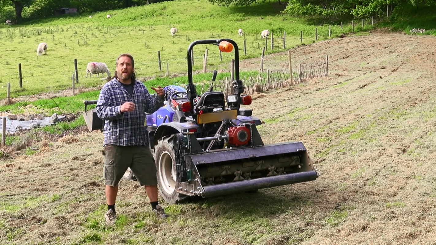 A Special Type of Mower For Rocky Fields