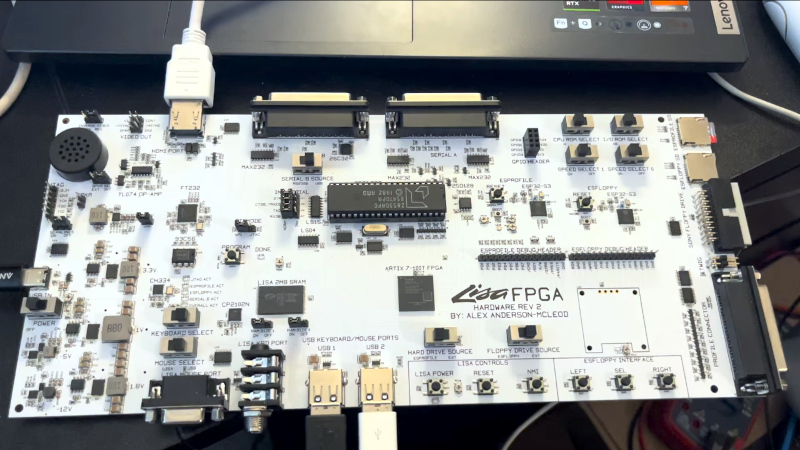 It s an Apple Lisa  on a FPGA