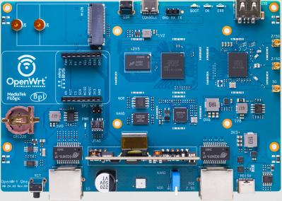 The OpenWrt One PCB. (Credit: OpenWrt)
