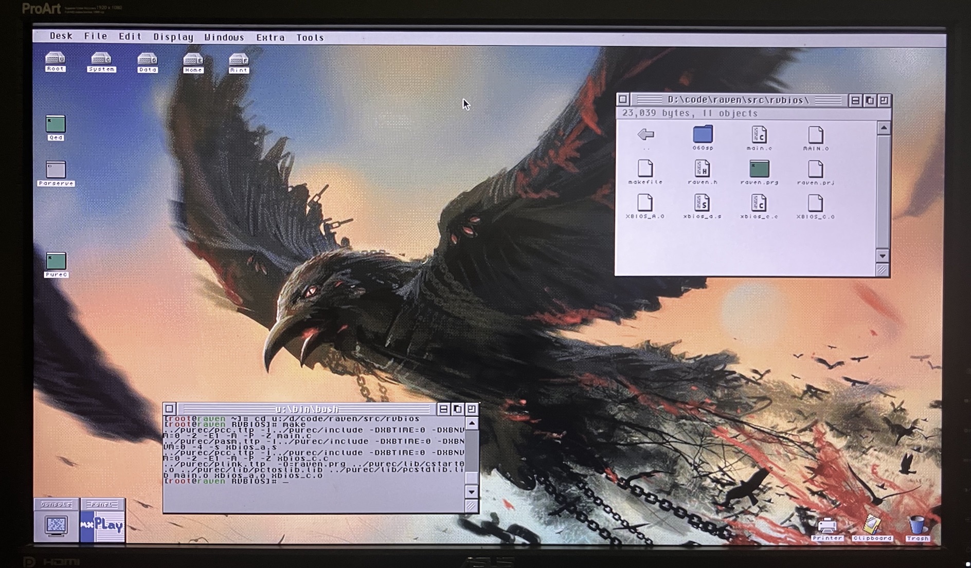 Meet the Raven: an Atari Clone Computer Based on the Motorola 68060
