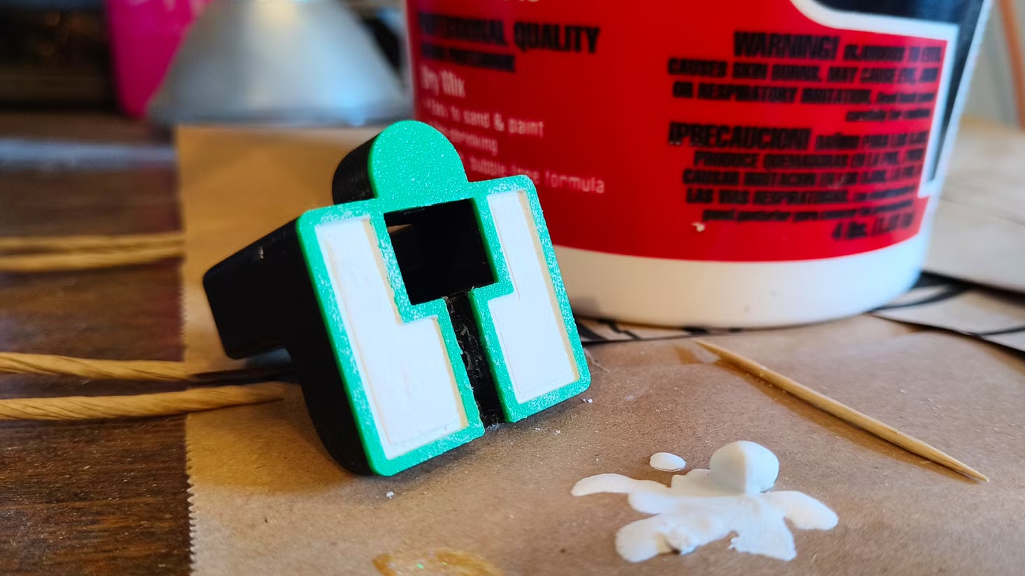 Adding Weight to a 3D Print With Plaster of Paris  Cleanly