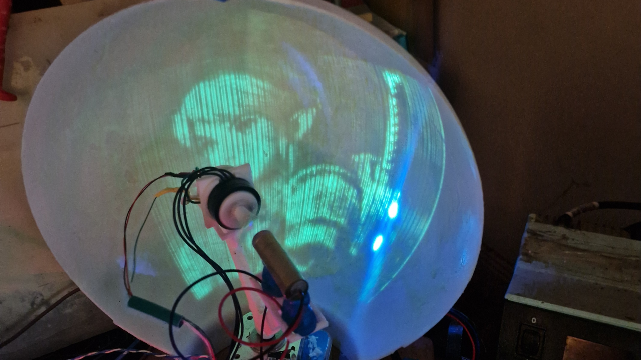 2026 Frikkin Lasers Contest: Glow Engine is like an Open Air Slow Scan CRT