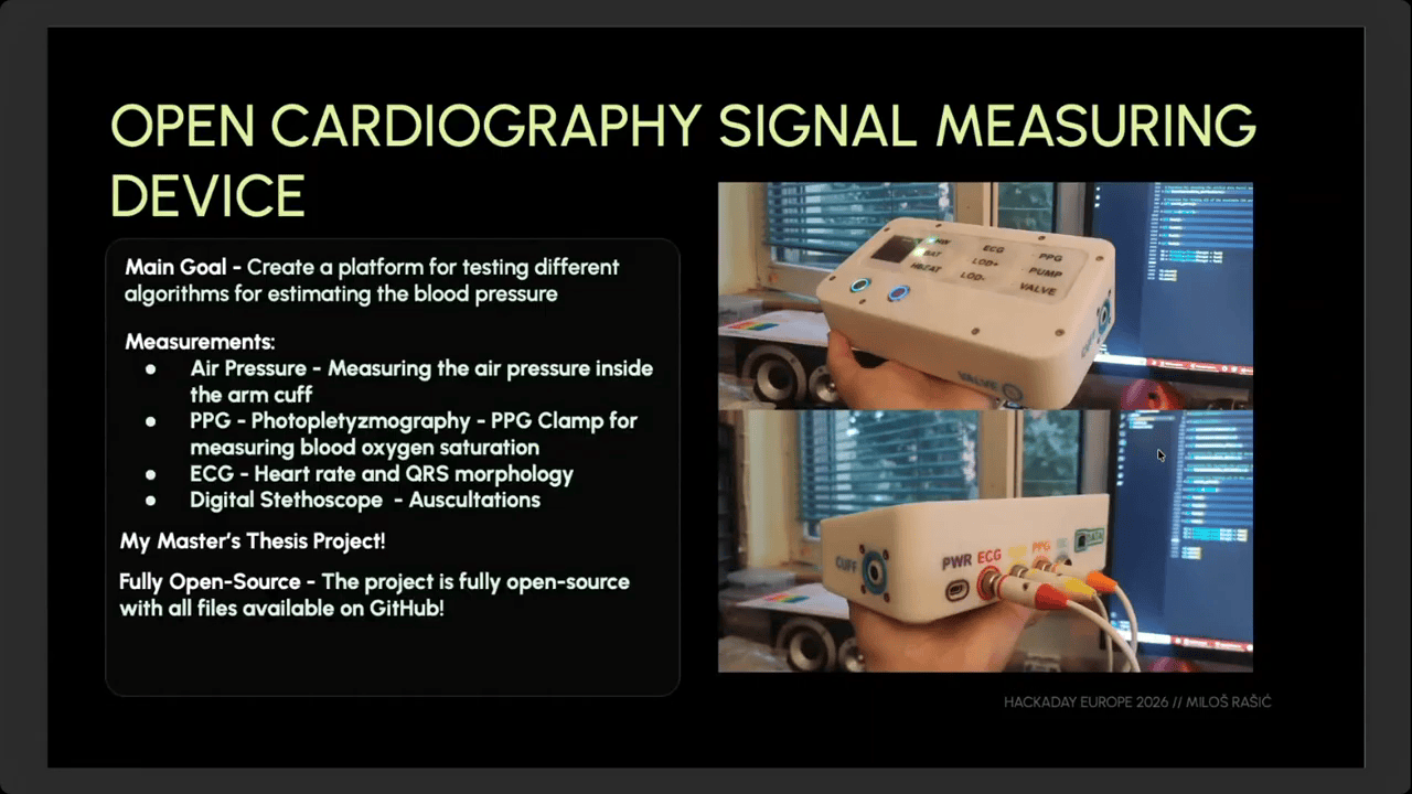 Hackaday Europe 2026: Is Your Blood Pressure Monitor Lying To You ...