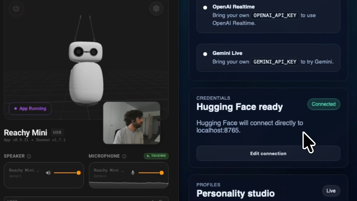Reachy Mini Adds Local Conversational AI