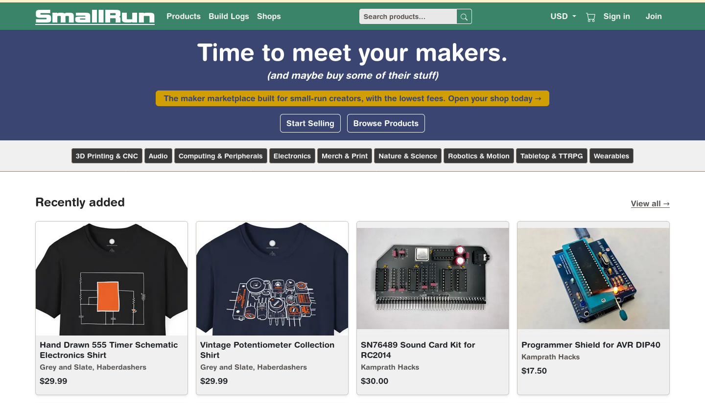 SmallRun.net Enters the Marketplace Market