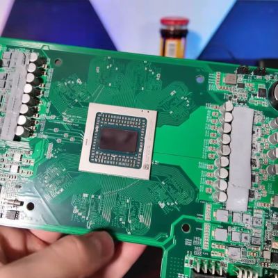 The BC-250's AMD APU in all its glory. (Credit: Lowest Logan, YouTube)
