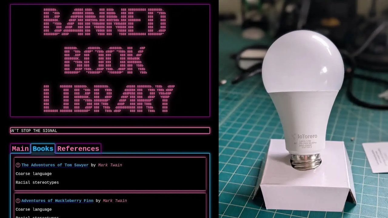 Smart Bulb WiFi Server Hosts  Banned  Literature