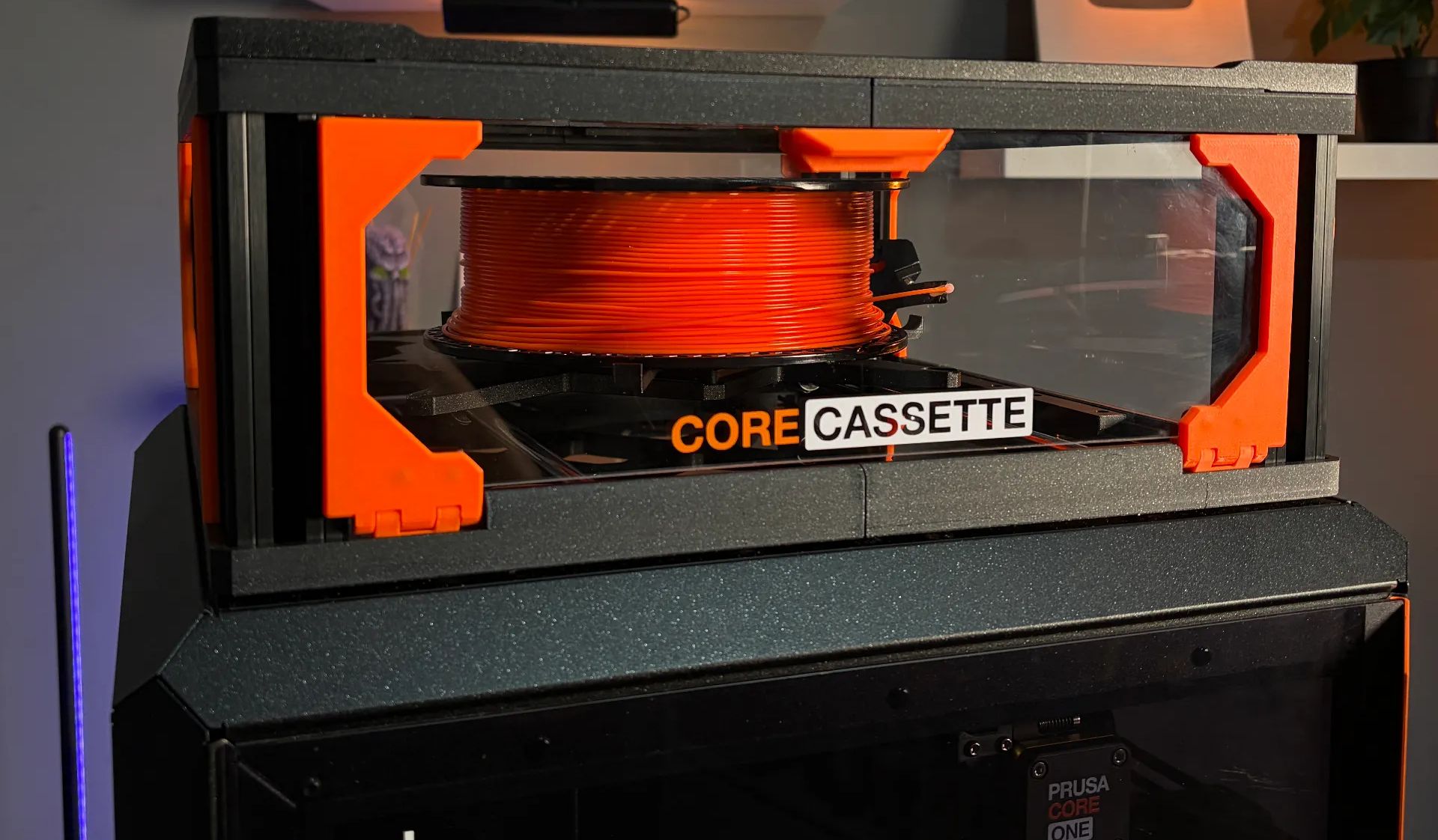 Over-Engineering an FDM Spool Holder From Prusa Mk4S Remains