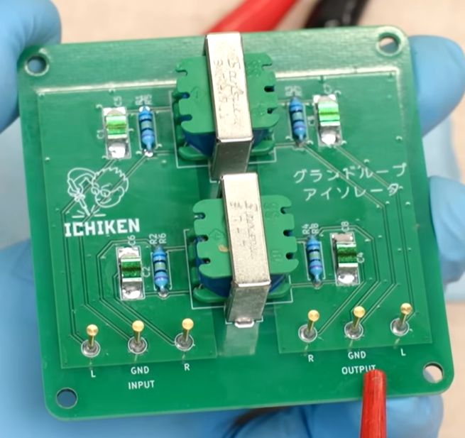 Diseño del ground loop isolator custom con PCB propio