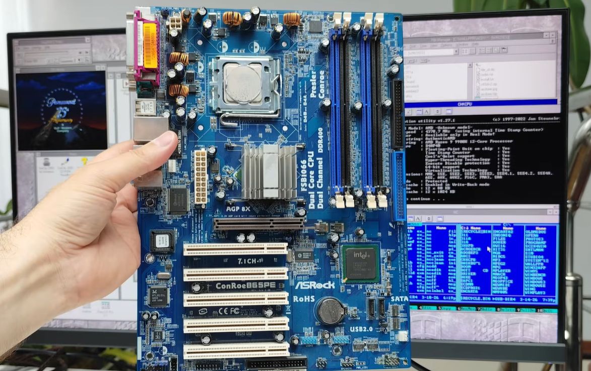 Using Windows 11 on an LGA 775 PC with AGP Videocard