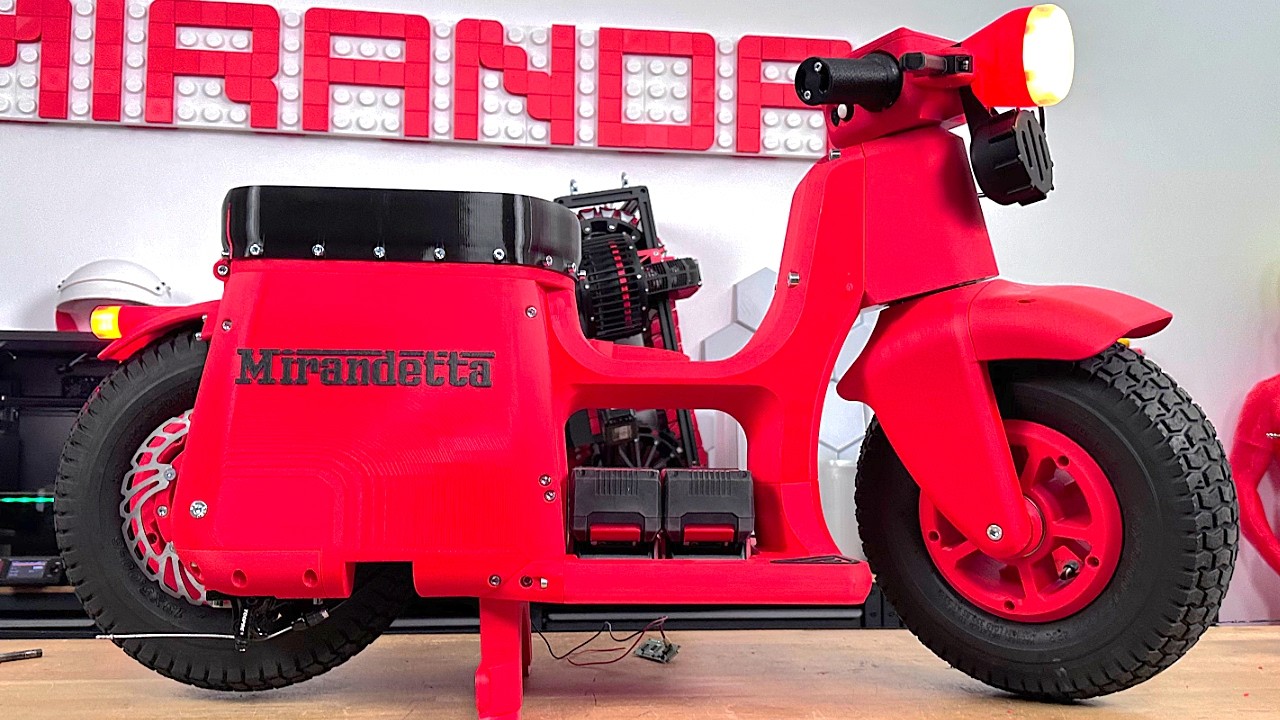 3D Printed Scooter Fits in Your Luggage  Some Assembly Required