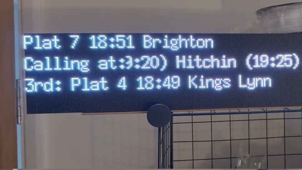 A Train Departure Board For The Home