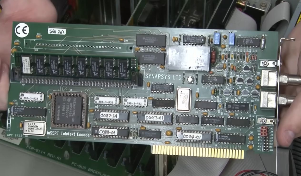 A Look Inside a 1997 BBC Ceefax Generator
