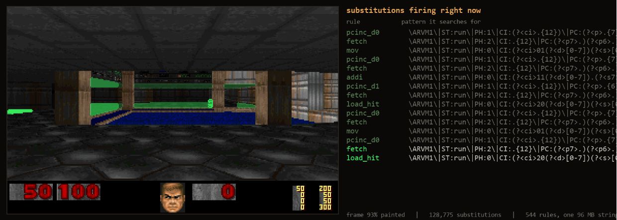 DOOM Using Regular Expressions