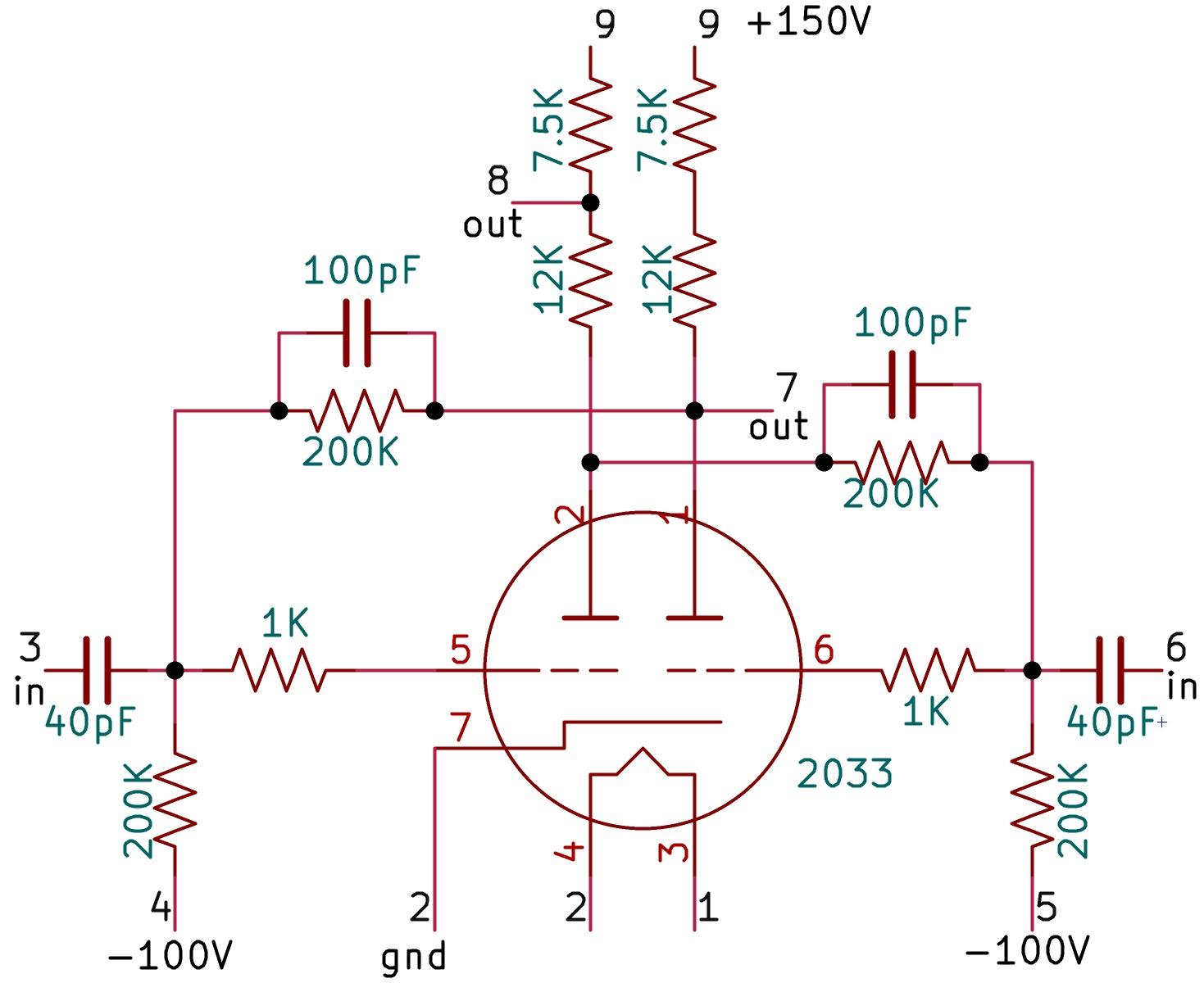 Reverse-engineered schematic of the IBM 604's TR-3 module. (Credit: Ken Shirriff)