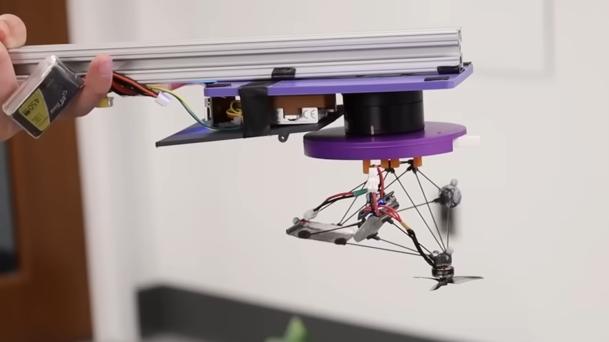Spidery Drone Goes Near-invisible By Spinning Really  Really Fast