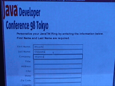 Welcome to the Java wearables future of 1998. (Credit: Internet Watch, Impress)