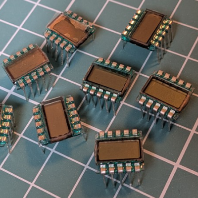 Tiny LCD Screen Close-up