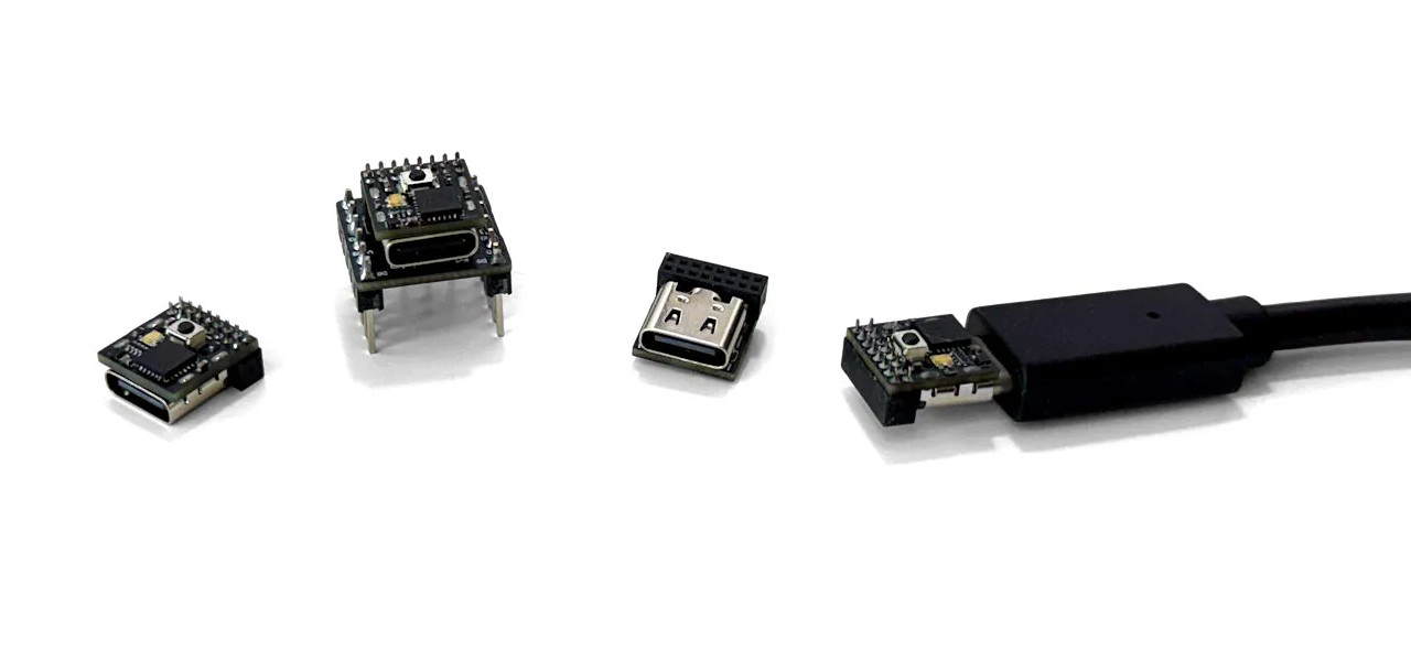 Pinch Puts an Arduino On a USB-C Connector