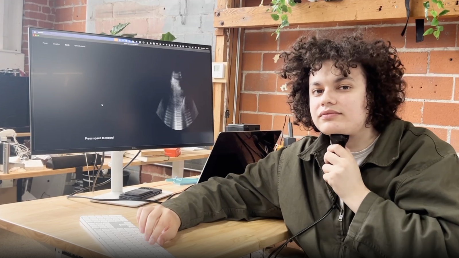 Speak Silently With An Ultrasound Probe