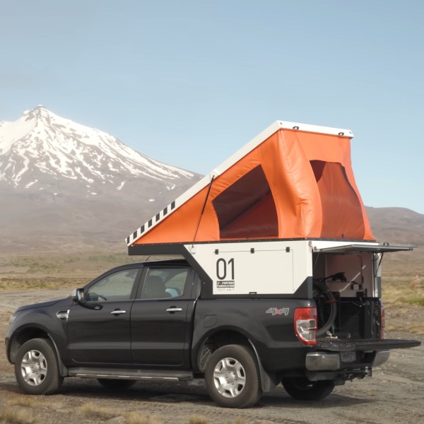 hackaday.com - Navarre Bartz - A Pop-Up Truck Camper For Less