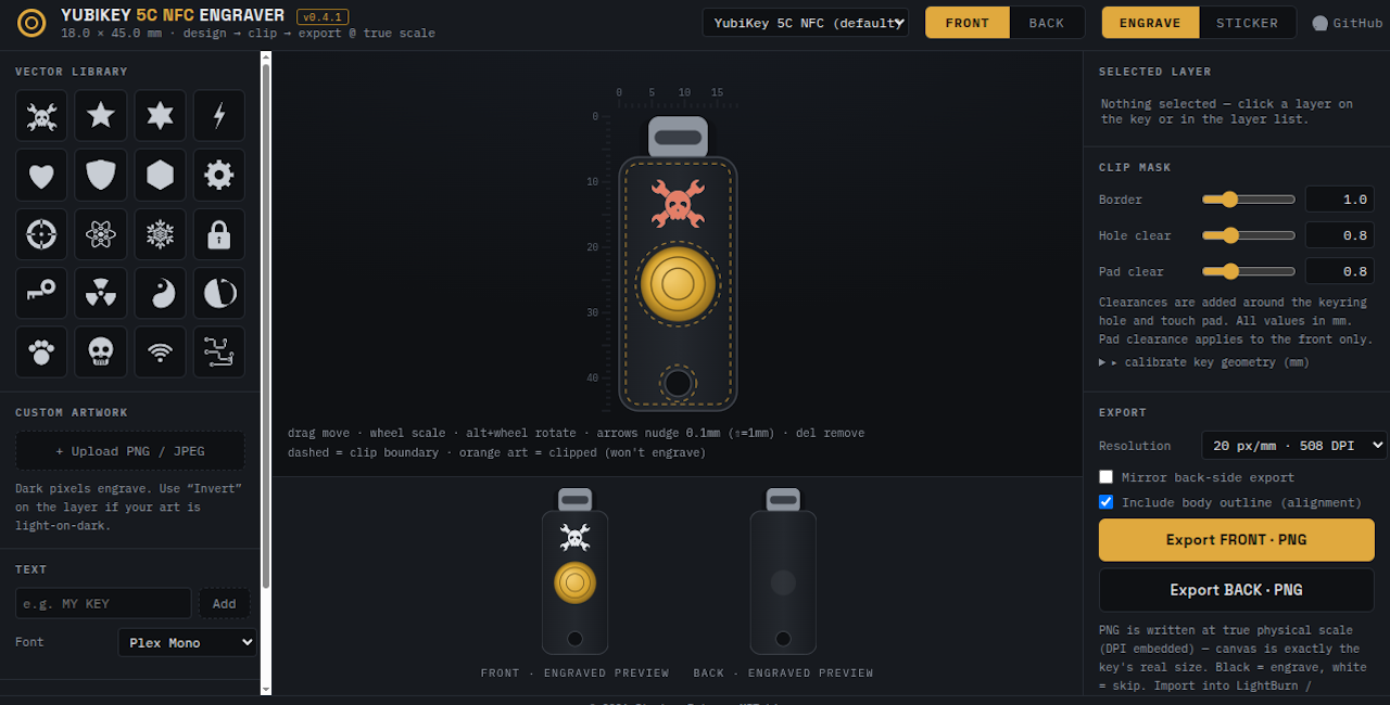 Dress Up Your YubiKey With This Web-Based Tool