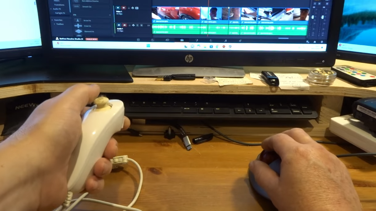 Wrist Welcomes Wii Nunchuk As Gloriously Ergonomic Macropad