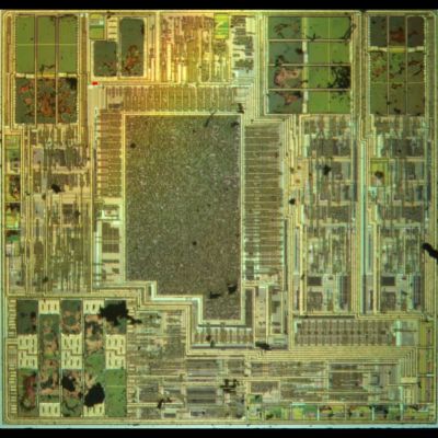 Die of the Amazon Fire Stick HD (2026) PMIC IC. (Credit: electronupdate, YouTube)