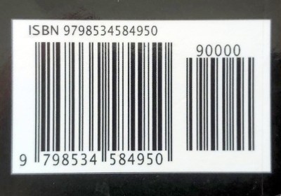 The ISBN panel with barcode from Bil Herd's Back Into The Storm.