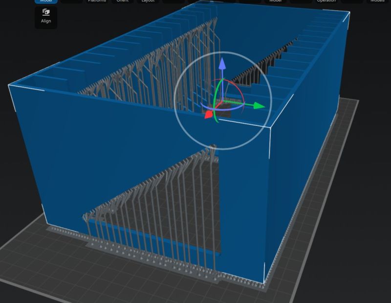 Anyone who has ever done any resin printing cringes at this screenshot. (Credit: Maya Posch)