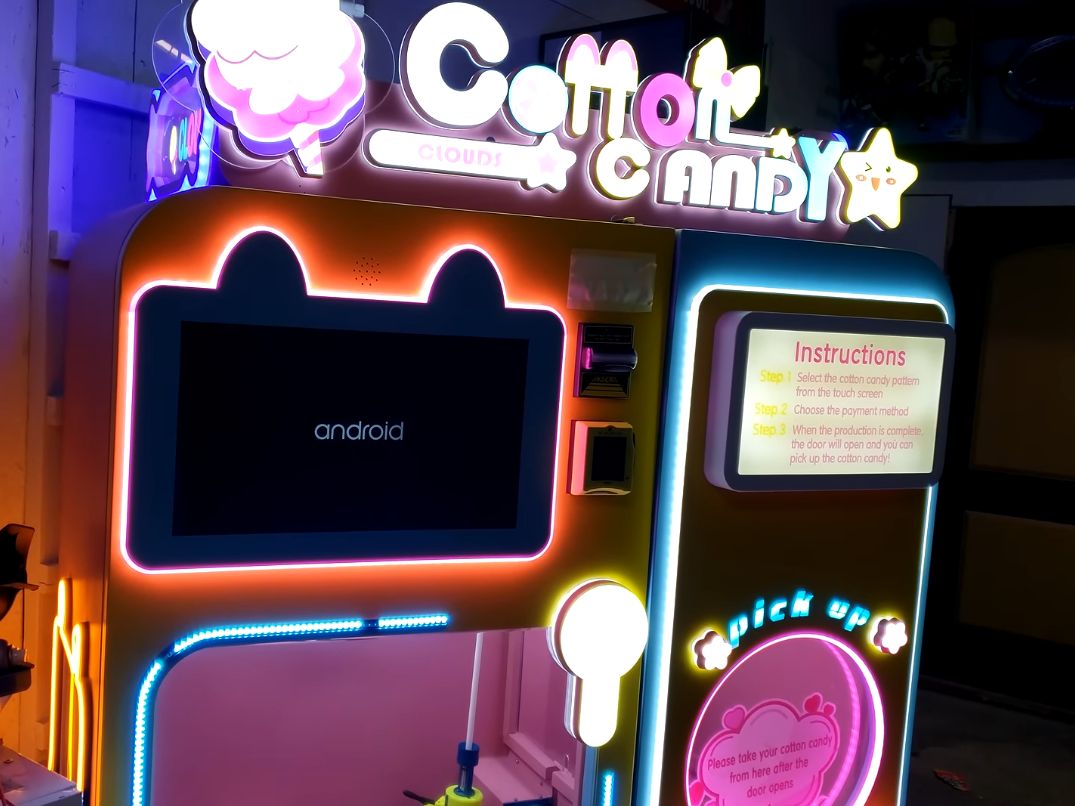 Hacking a  6000 Cotton Candy Machine to Fully Control It