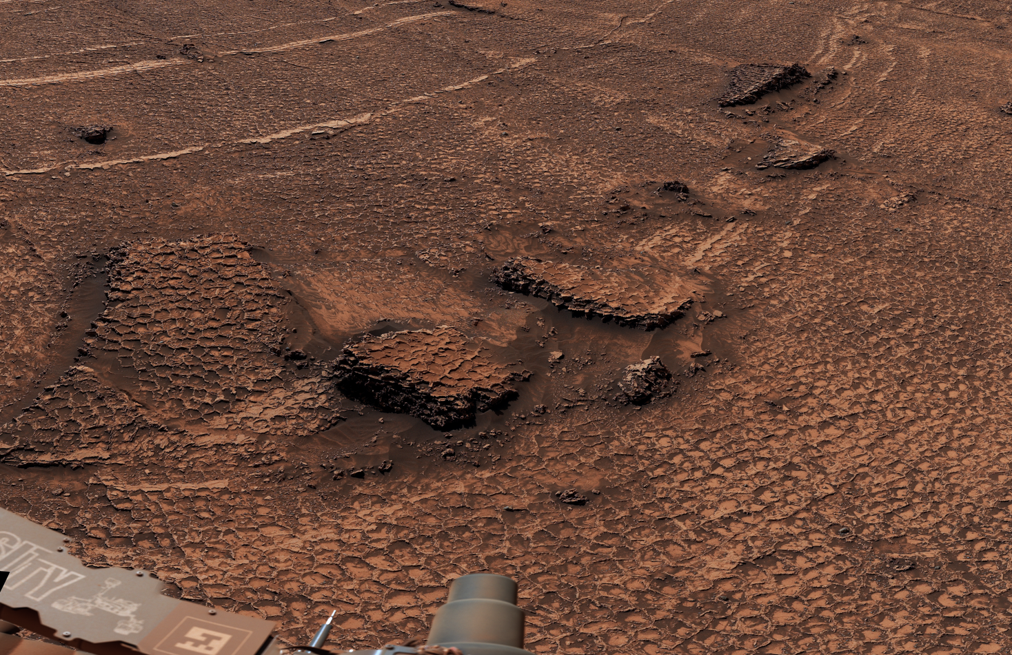 Even on the Red Planet  Hexagons are the Bestagons
